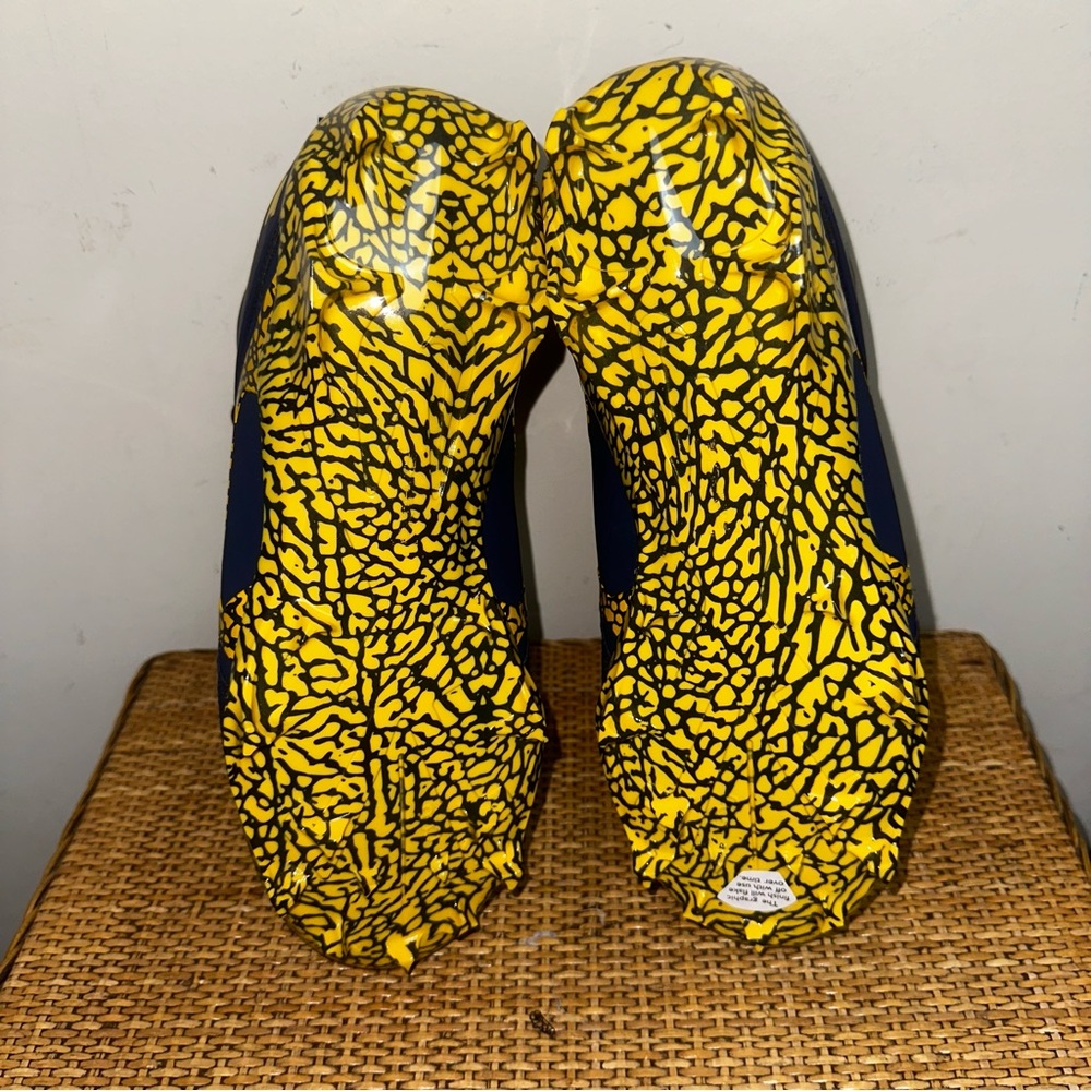 Nike Jordan Alpha Menace Pro 3 Promo Michigan Wolverines DH3368 403 Size 12 - Picture 12 of 14